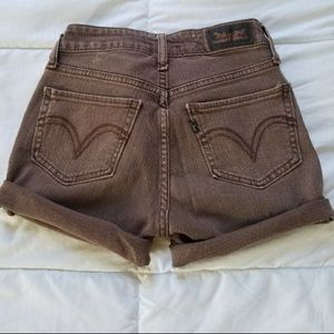 Brown Levi's Cutoffs